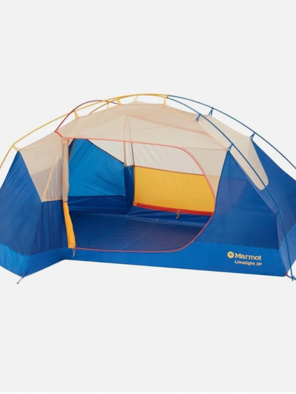 NEW MARMOT Limelight 3P Tent Camping/Backpacking Solar/Red Sun Footprint $359